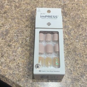imPRESS Blush and Sparkle Press-On Nails